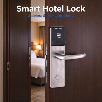 ELA 6012 Manufacturer Stainless Steel RFID Card Door Lock Keyless Entry for Hotel 