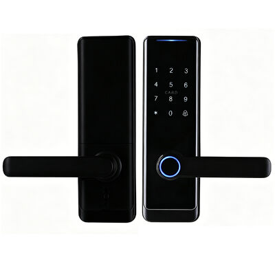 Manufacturer Aluminum Alloy Smart Lock New Design Fingerprint Password Tuya App Digital Lock for Wooden Door 518