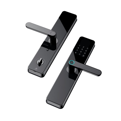 High Quality New Design Aluminum Alloy Home Security Lock Fingerprint Password Tuya App Electronic Lock for Entry Wooden Door 551