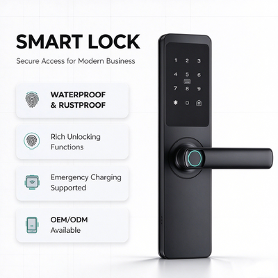 Hot Sale High Quality Factory Direct Supply Aluminum Alloy Home Security Lock Fingerprint Password Tuya App Keyless Access Lock for Front Entry Door 561