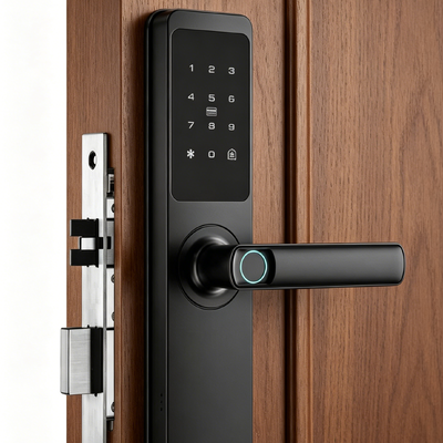 Best Selling Factory Direct Supply New Design Aluminum Alloy Home Security Access Lock Fingerprint Password Tuya App Keyless Entry Lock for Front Entry 561