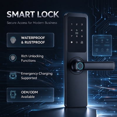 Best Selling Factory Direct Supply New Design Aluminum Alloy Home Security Access Lock Fingerprint Password Tuya App Keyless Entry Lock for Front Entry 561