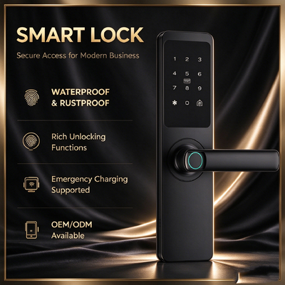 Hot Sale Premium Grade Manufacturer Aluminum Alloy Digital Security Lock Fingerprint Password Tuya App Remote Smart Lock for House Apartment Door 561