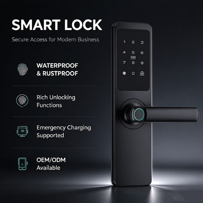 Reliable New Design Manufacturer High Quality Aluminum Alloy Front Home Security Lock Fingerprint Password Tuya App Keyless Access Lock for Apartment Entry 561