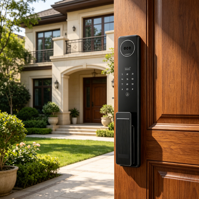 Factory Direct CNC Aluminum Alloy Material 3D Face Unlock With Tuya App Remote Control Smart Digital Lock