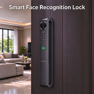 ELA Wholesale Face Recognition Camera Tuya App Remote Control   Aluminium Alloy Smart Door Lock for Home