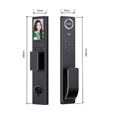 2026 Newest Aluminium Alloy Material with Multiple Unlocking Methods Smart Digital Lock for Home Use