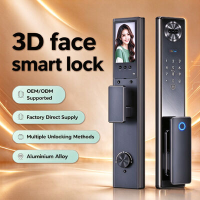 Full-automatic Aluminum Alloy Material with Multiple Unlocking Methods Smart Digital Lock for Home Security