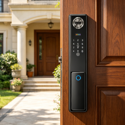 Full-automatic Aluminum Alloy Material with Multiple Unlocking Methods Smart Digital Lock for Home Security