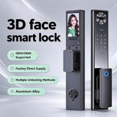Reliable and Sturdy Aluminum Alloy Material with Multiple Unlocking Methods Smart Digital Lock for Home Security