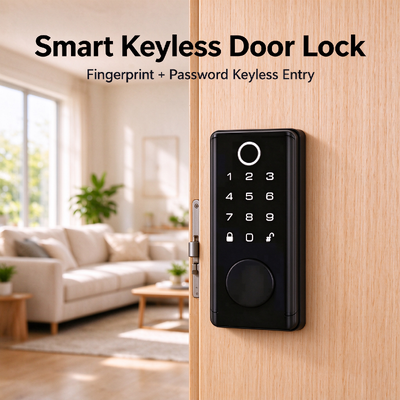 ELA Hot Sale  Top Rated Smart Fingerprint Digital Door Lock Keyless Entry for Home
