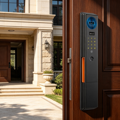 Trending and Hot Sale CNC Aluminum Alloy Material 3D Face Smart Digital Lock with Multiple Functions for Home Use