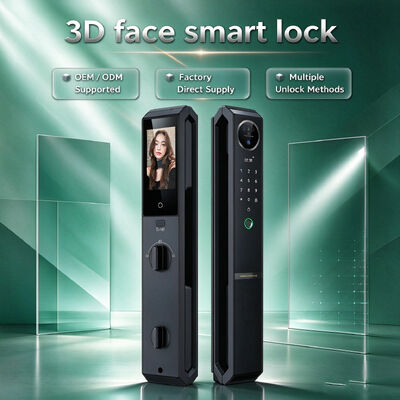 Wholesale Multi-functional Aluminum Alloy Material 3D Face Unlock Smart Digital Lock for Home Use