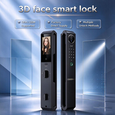 Reliable Factory Direct Supply Aluminum Alloy Material 3D Face Unlock Smart Digital Lock for Home Use