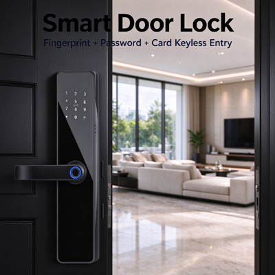 Smart Handle Lock Best Price Electronic Smart Door Lock Fingerprint for Home 