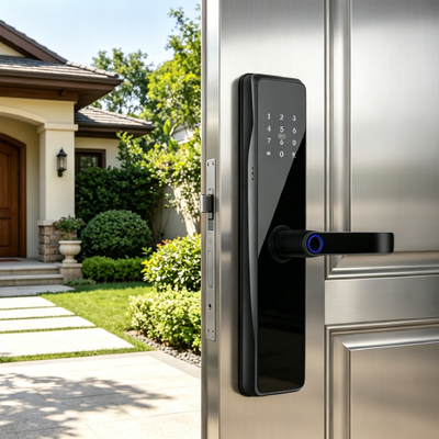 Smart Handle Lock Best Price Electronic Smart Door Lock Fingerprint for Home 