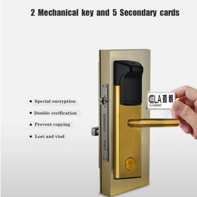 Lock Front Card Reader RFID Card Reader Door Lock Stainless Steel Intelligent Electronic Lock