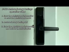 E-513 Factory Reset Video
