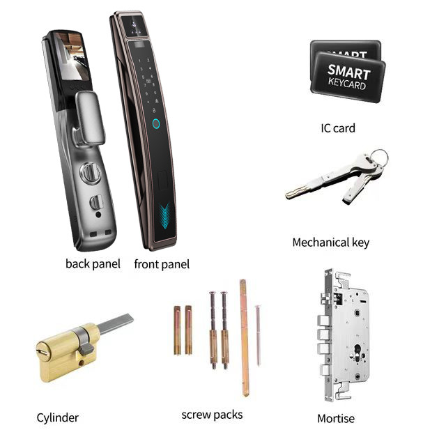 Fingerprint Smart Door Lock Face Recognition Remotely Captures Cat'S ...